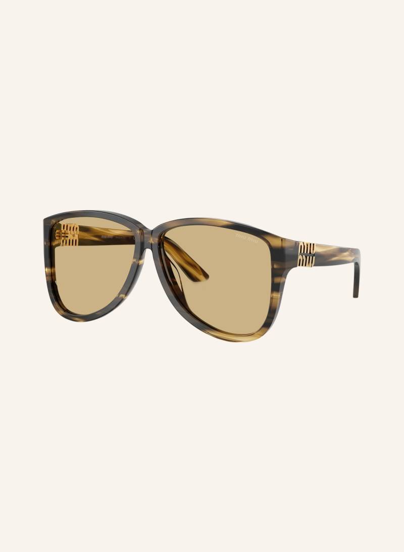 Miu Miu Sonnenbrille Mu a08s braun von Miu Miu