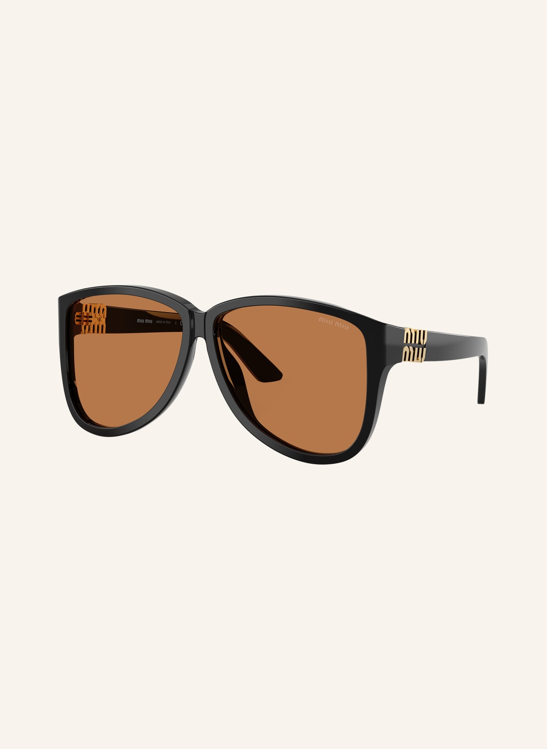 Miu Miu Sonnenbrille Mu a08s schwarz von Miu Miu