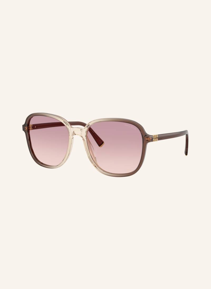 Miu Miu Sonnenbrille mub01s braun von Miu Miu