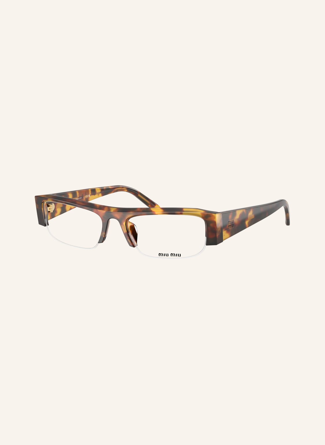 Miu Miu Sonnenbrille mub07s braun von Miu Miu