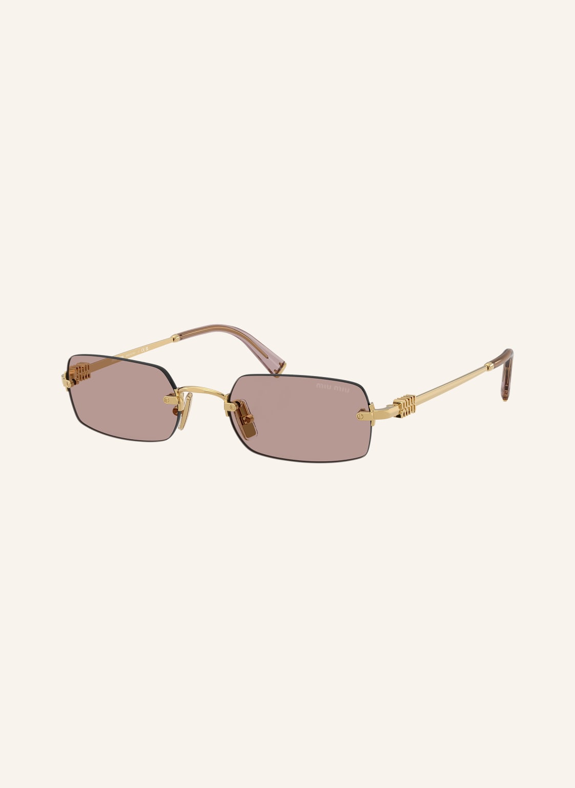 Miu Miu Sonnenbrille mub50s gold von Miu Miu