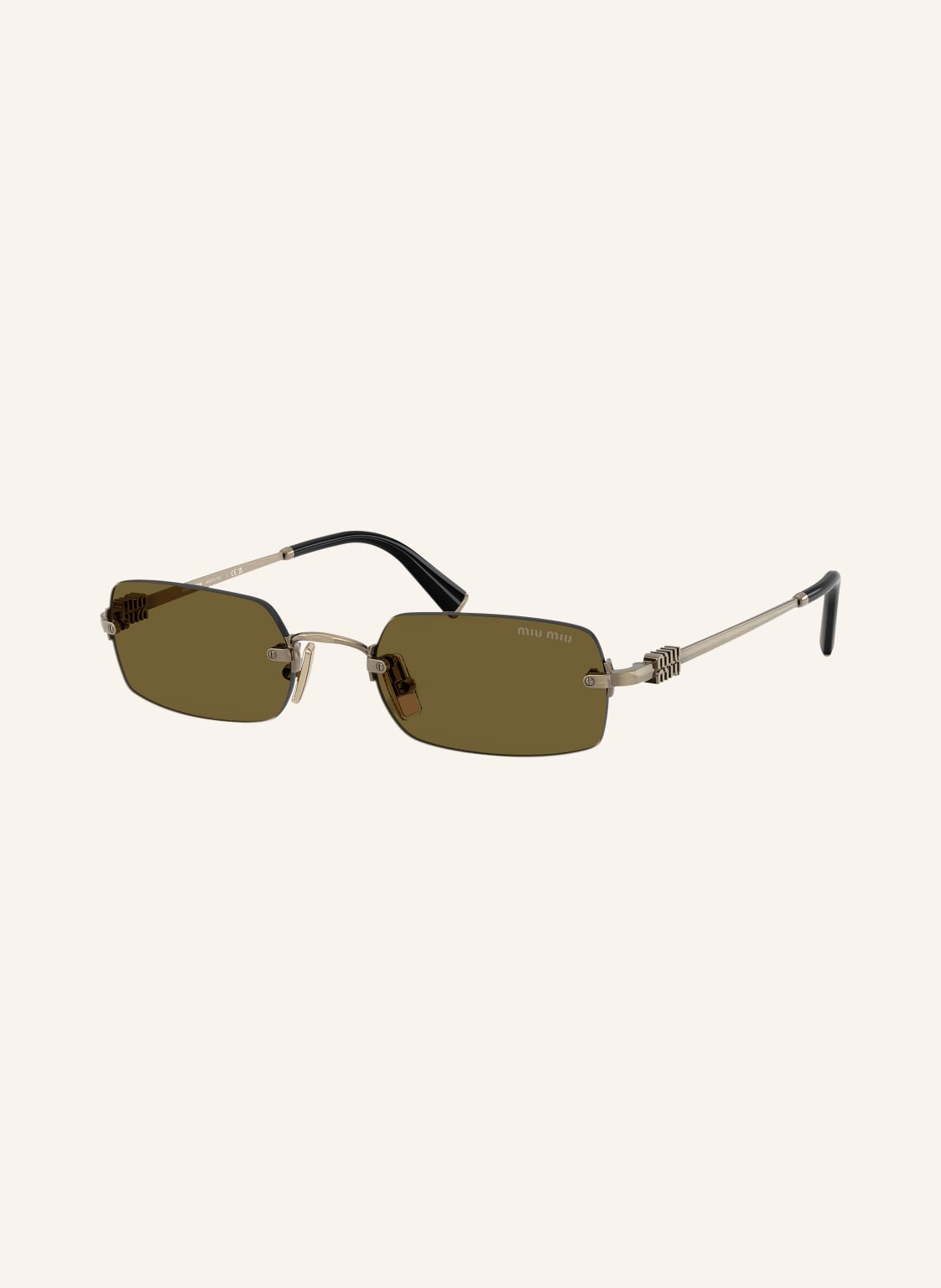 Miu Miu Sonnenbrille mub50s gold von Miu Miu