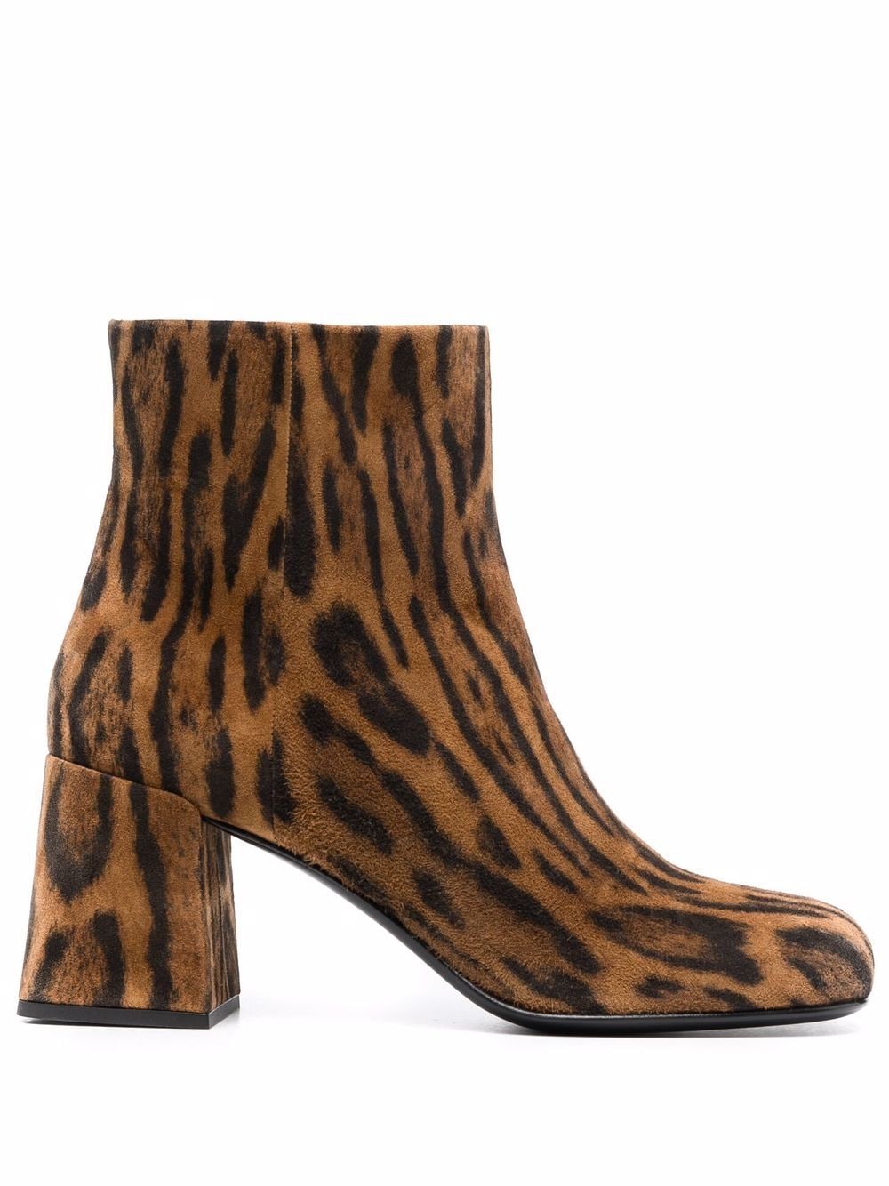 Miu Miu Stiefel mit Print 80mm - Braun von Miu Miu