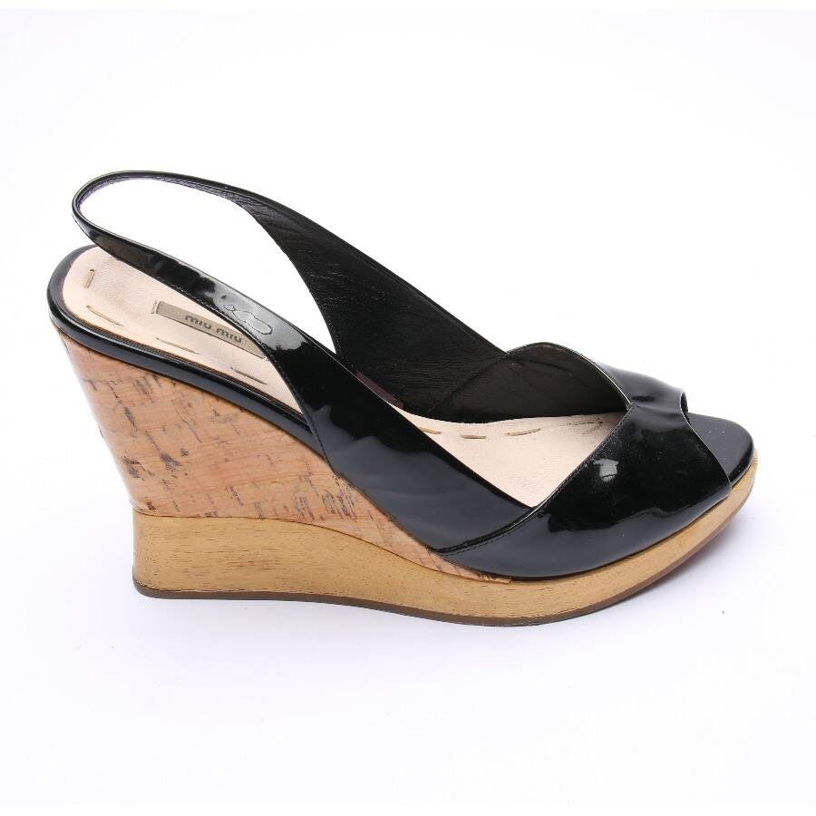 Miu Miu Wedges EUR 37 Schwarz von Miu Miu