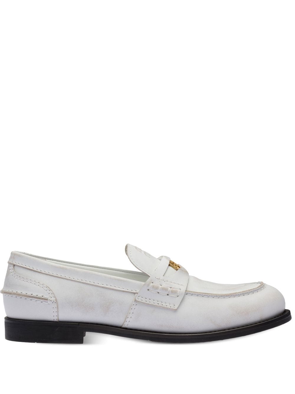 Miu Miu Klassische Penny-Loafer - Weiß von Miu Miu