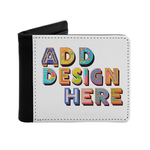 Miujonvy Herren-Geldbörse mit Münzfach, 6 Kreditkartenfächern, Geldscheinfächern, Schwarz , Einheitsgröße von Miujonvy