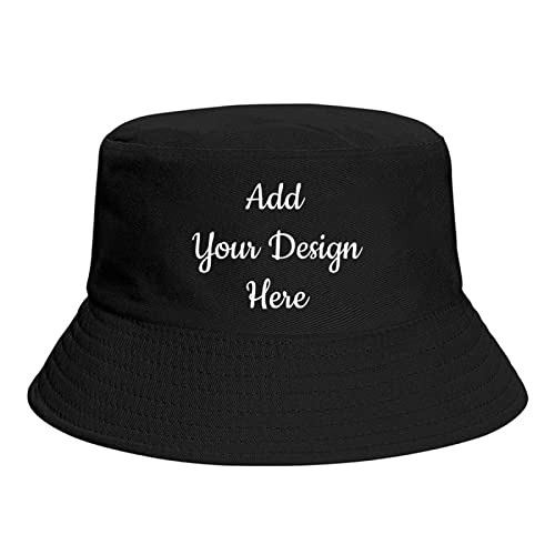 Miujonvy Personalisierter Fischerhut Add Your Design Here Fisherman Cap verstaubarer Sommer-Reise-Sonnenhut von Miujonvy