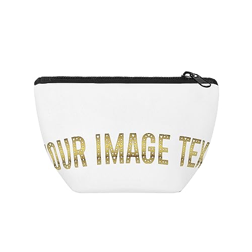 Multifunktionale Make-up-Tasche, fügen Sie Ihr Bild hier hinzu, beste Freundin, Geschenk zu meinem Mädchen, lustige Mädchen-Geschenke, Schwarz , Einheitsgröße von Miujonvy