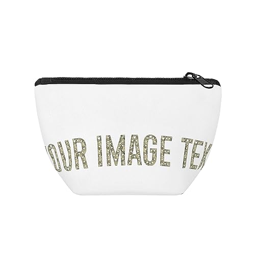 Multifunktionale Make-up-Tasche, fügen Sie Ihr Bild hier hinzu, beste Freundin, Geschenk zu meinem Mädchen, lustige Mädchen-Geschenke, Schwarz , Einheitsgröße von Miujonvy