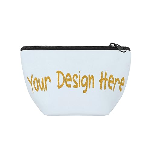 Multifunktionale Make-up-Tasche, fügen Sie Ihr Design hinzu, beste Freundin, Geschenk für Frauen, Make-up-Tasche, Schwarz , Einheitsgröße von Miujonvy