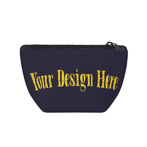 Multifunktionale Make-up-Tasche, laden Sie Ihr Bild/Text als Geschenk für beste Freundin an mein Mädchen hoch, lustige Mädchen-Geschenke, Schwarz , Einheitsgröße von Miujonvy