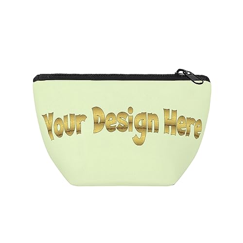 Multifunktionale Make-up-Tasche laden Sie Ihr Bild/Text Beste Freundin Geschenk für Frauen Make-up Tasche, Schwarz , Einheitsgröße von Miujonvy