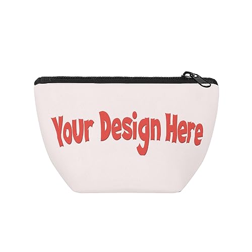 Multifunktionale Make-up-Tasche mit Aufschrift "Your Image Text Here Best Friend Gift to My Girl", lustiges Geschenk für Mädchen, Schwarz , Einheitsgröße von Miujonvy