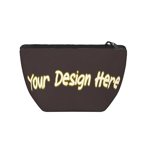 Multifunktionale Reisetasche Laden Sie Ihr Bild/Text Beste Freundin Geschenk für Frauen Make-up Tasche, Schwarz , Einheitsgröße von Miujonvy