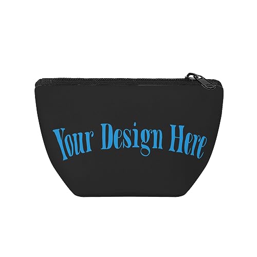 Stilvolle Reise-Make-up-Tasche, mit Text "Your Image Here Best Friend", Geschenk für mein Mädchen, lustiges Geschenk für Mädchen, Schwarz , Einheitsgröße von Miujonvy