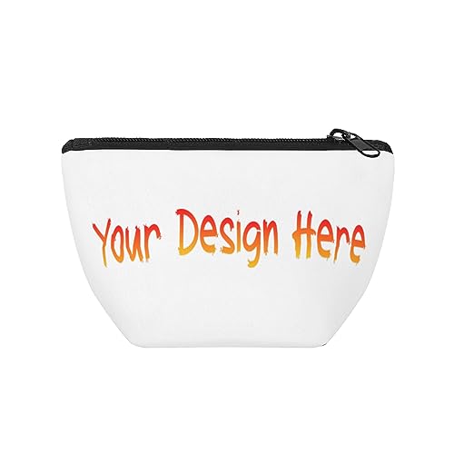 Trendige Make-up-Tasche, fügen Sie Ihr Design für beste Freundin Geschenk zu meinem Mädchen hinzu, lustige Mädchen-Geschenke, Schwarz , Einheitsgröße von Miujonvy