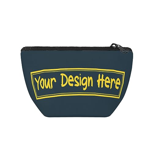 Trendige Make-up-Tasche, fügen Sie Ihr Design für beste Freundin Geschenk zu meinem Mädchen hinzu, lustige Mädchen-Geschenke, Schwarz , Einheitsgröße von Miujonvy