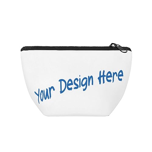 Trendige Make-up-Tasche mit Text "Your Image Here Best Friend", Geschenk für mein Mädchen, lustige Geschenke für Mädchen, Schwarz , Einheitsgröße von Miujonvy