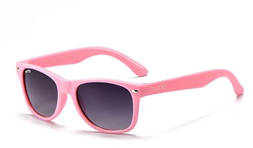 Miuno® Kinder Sonnenbrille für Jungen und Mädchen Etui 2688 (Rosa) von Miuno