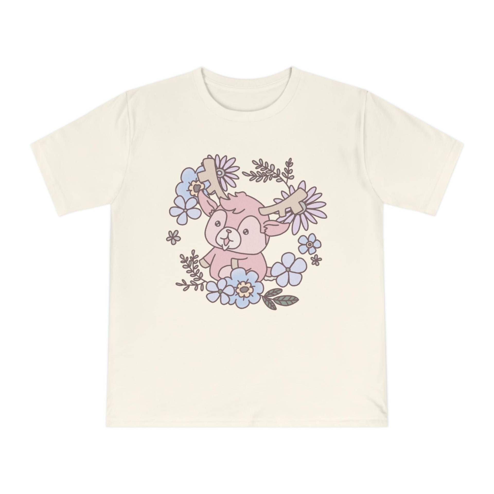 Shikataro's Flower Unisex Shirt From Organic Cotton | Eu Market Shikataro's Flower Unisex Shirt From Organic Cotton | Eu Market von MiusDesignStudio