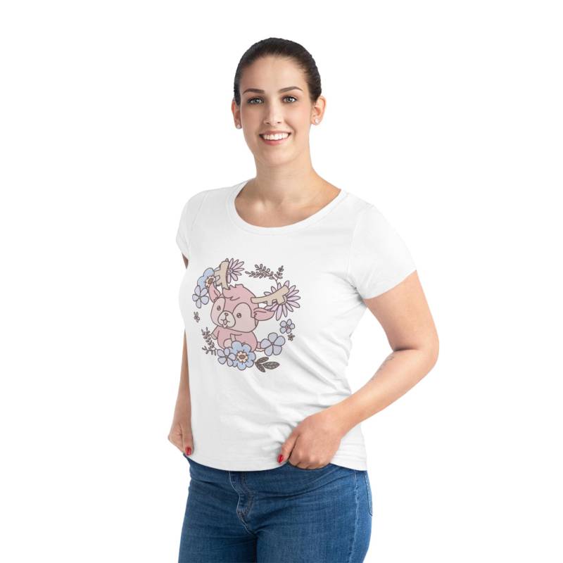 Shikataro's Flower Women's T-Shirt From Organic Cotton | Eu Market Shikataro's Flower Women's T-Shirt From Organic Cotton | Eu Market von MiusDesignStudio