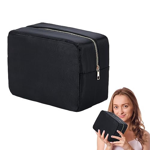 ESI to Tslean Shul Makep Bag Reisetasche aus Nylon für Mädchen, wasserdicht, robust(Blazk) von Mivanta