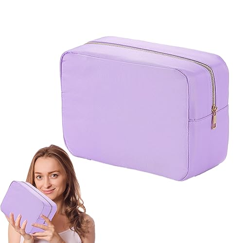 ESI to Tslean Shul Makep Bag Reisetasche aus Nylon für Mädchen, wasserdicht, robust(Lila) von Mivanta