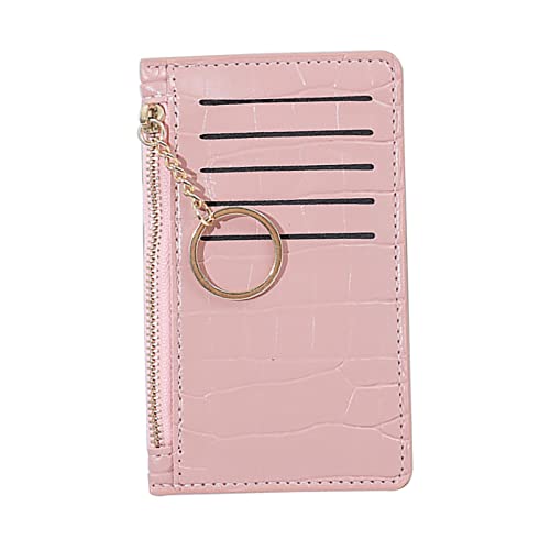 Mivanta Videli All Colorful Golden Zipper Gifts Card Holder for Women Coin Presse Ladies(Rosa) von Mivanta