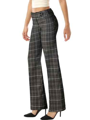 MixMatchy Damen Ultra Stretch Lux Comfort mit Flex Motion Bootcut Anzughose Arbeit Business Büro Hose, Anthrazit 61158, M von MixMatchy