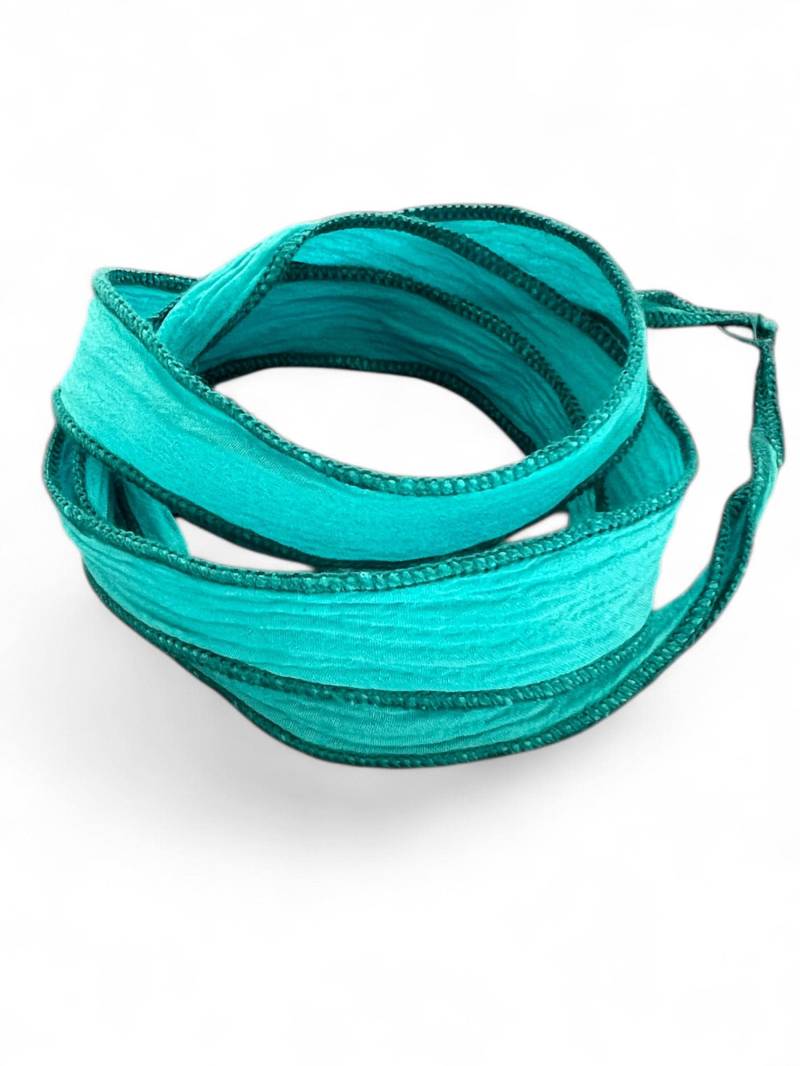 Seidenband Türkis - Hell Seidenband Türkis - Hell von MixMyStyle