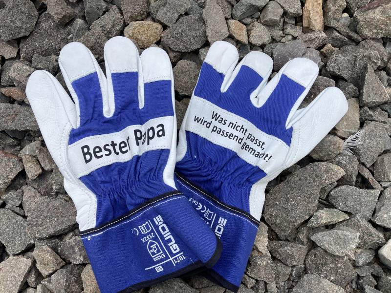 Personalisierte Arbeitshandschuhe Geschenk Vatertag Muttertag Familiengeschenk Bauherr Hausbau Richtfest Personalisierte Arbeitshandschuhe Geschenk Vatertag Muttertag Familiengeschenk Bauherr Hausbau Richtfest von MixToFitShop