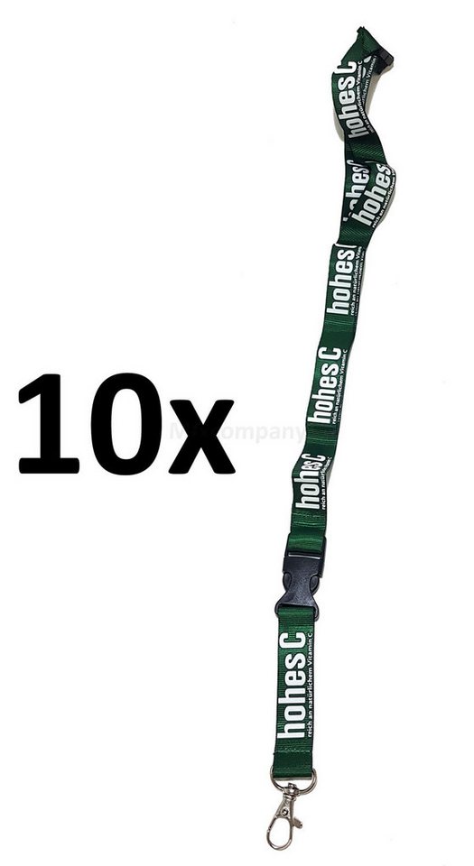 Mixcompany Schlüsselanhänger Hohes C Schlüsselanhänger grün - 10 Stück Mixcompany Schlüsselanhänger Hohes C Schlüsselanhänger grün - 10 Stück von Mixcompany