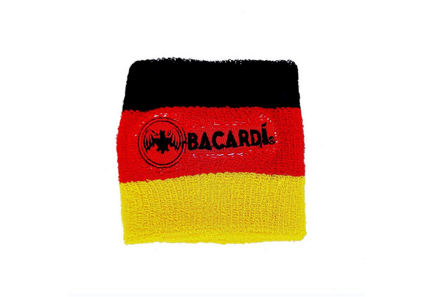 Mixcompany Schweißband 2x Bacardi Bar Glas Kapitänsband Armband Schweißband in schwarz,rot Mixcompany Schweißband 2x Bacardi Bar Glas Kapitänsband Armband Schweißband in schwarz,rot von Mixcompany