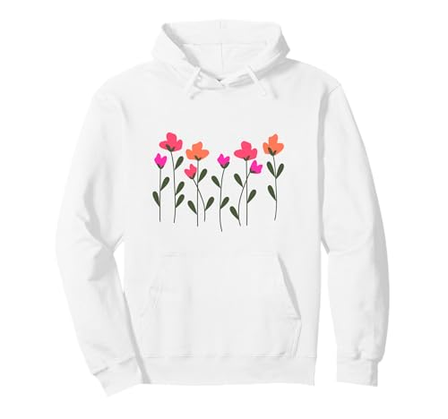 Damen Wildblume Sommer Blumen Pullover Hoodie Damen Wildblume Sommer Blumen Pullover Hoodie von Mixed Flower Bouquet Floral Pattern