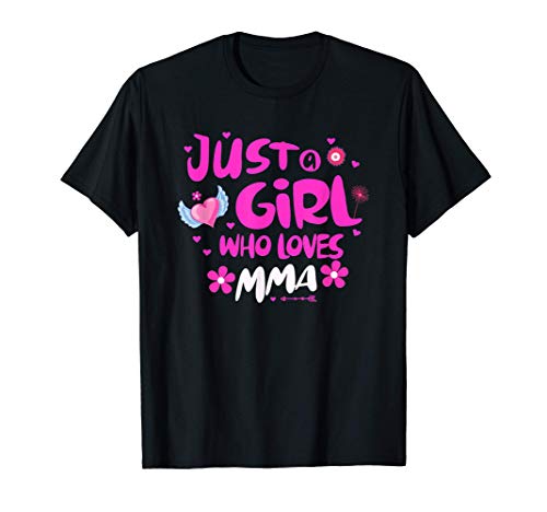 Just a Girl Who Loves MMA T-Shirt Just a Girl Who Loves MMA T-Shirt von Mixed Martial Artist Girls Shop