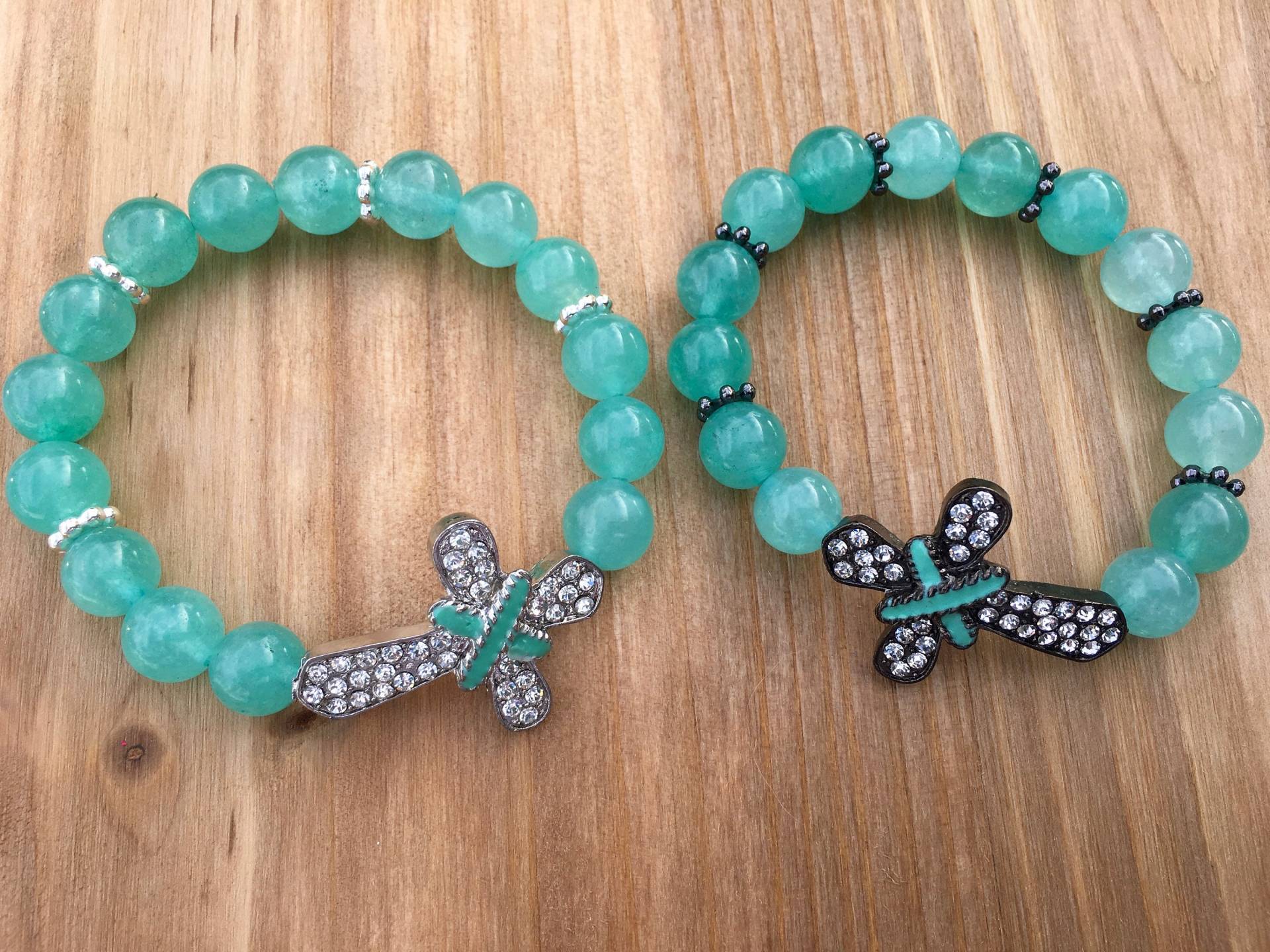 Türkis Kreuz Armbänder Türkis Kreuz Armbänder von MixedCreations18