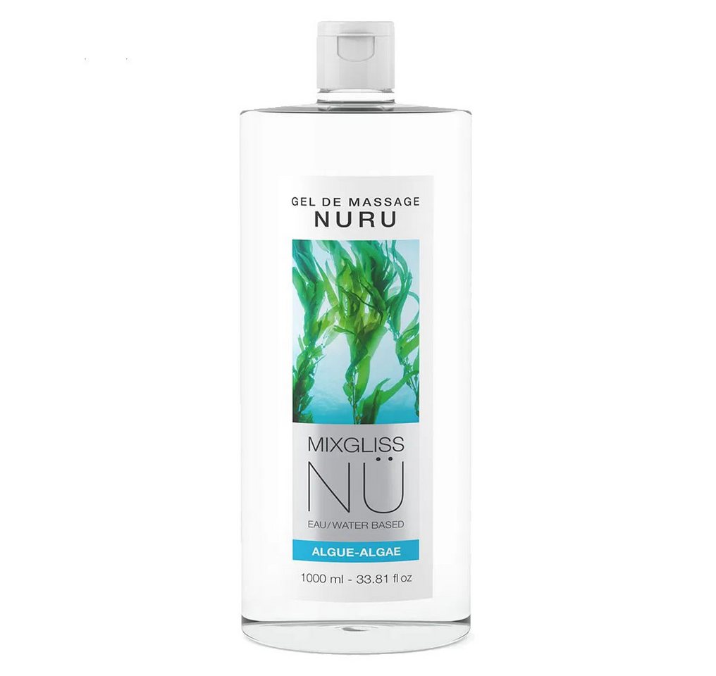 Mixgliss Gleit- und Massagegel NÜ Algue, Flasche mit 1 Liter, 1-tlg., Nuru Massage Gel mit Nori-Algenextrakt Mixgliss Gleit- und Massagegel NÜ Algue, Flasche mit 1 Liter, 1-tlg., Nuru Massage Gel mit Nori-Algenextrakt von Mixgliss