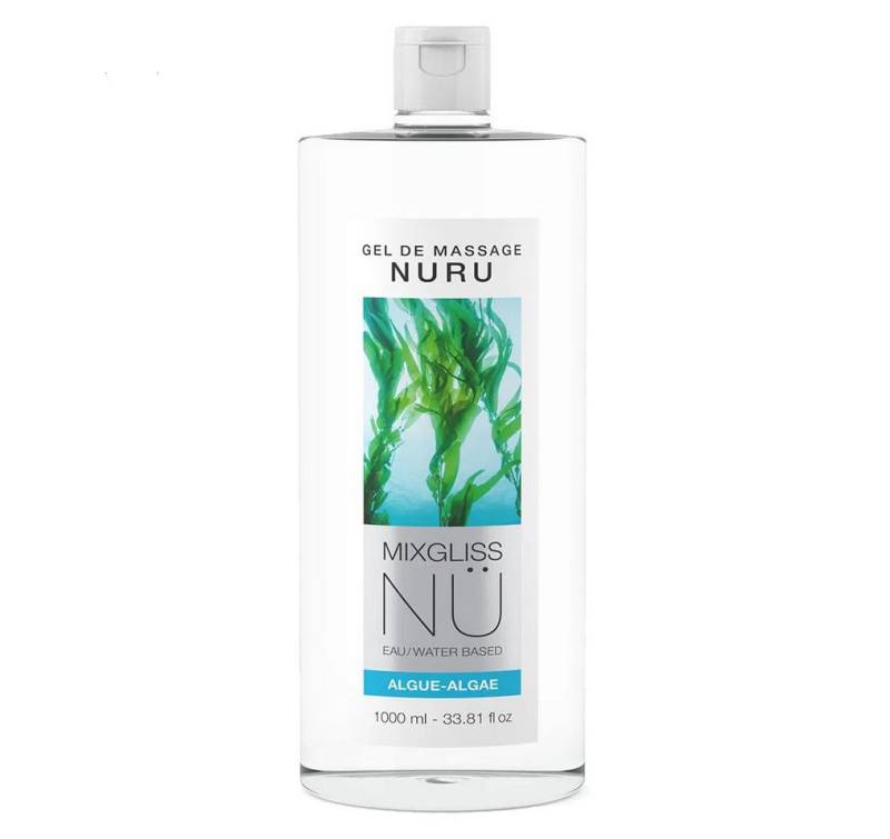 Mixgliss Gleit- und Massagegel NÜ Algue, Flasche mit 1 Liter, 1-tlg., Nuru Massage Gel mit Nori-Algenextrakt Mixgliss Gleit- und Massagegel NÜ Algue, Flasche mit 1 Liter, 1-tlg., Nuru Massage Gel mit Nori-Algenextrakt von Mixgliss