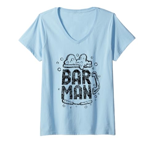 Damen Barkeeper T-Shirt mit V-Ausschnitt Damen Barkeeper T-Shirt mit V-Ausschnitt von Mixologist Mixology Profession Job
