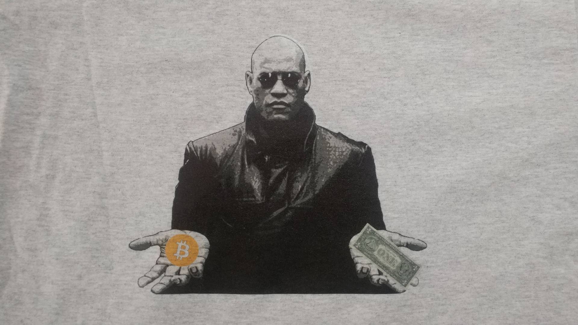 Krypto Shirt - Morpheus Btc Dollar Bitcoin Oder Us Orange Pill Matrix Krypto Shirt - Morpheus Btc Dollar Bitcoin Oder Us Orange Pill Matrix von MixtapeShirts