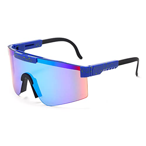 Miyabitors Sonnenbrille Damen Einteiler Flat Top Sonnenbrille Trend Steampunk Goggles Stage Performance UV400 Goggles Miyabitors Sonnenbrille Damen Einteiler Flat Top Sonnenbrille Trend Steampunk Goggles Stage Performance UV400 Goggles von Miyabitors