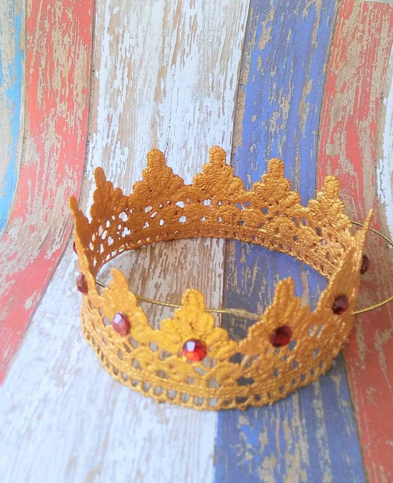 Rot Königliche Krone Erster Geburtstag Ersten Hut Royal Geburtstag-Baby-Krone von MiyahsCloset