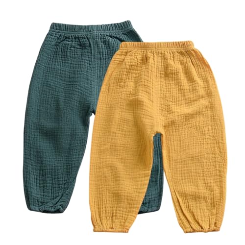 Miyanuby Baby Mädchen Jungen Pumphose Sommer Feste Jogginghose Lässige Elastische Hose für Unisex Baby… Miyanuby Baby Mädchen Jungen Pumphose Sommer Feste Jogginghose Lässige Elastische Hose für Unisex Baby… von Miyanuby