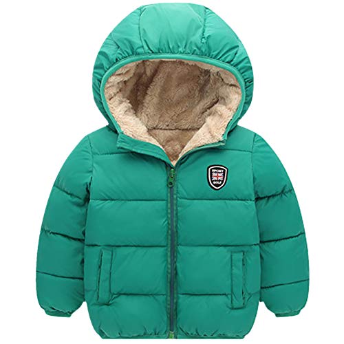 Miyanuby Kleinkind Baby Jungen Mädchen Mäntel Hooded Outerwear Jacken Jungen Mädchen Verdicken Warmen Winter Mäntel 2-7 Jahre von Miyanuby