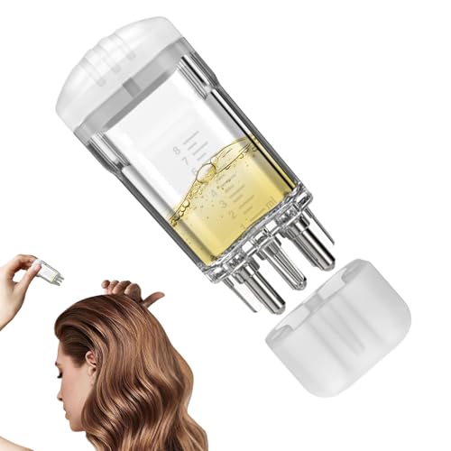 Miyanvuo Haaröl-Applikator - Kompakter Öl Dispenser für Reisen - Leichte Pflegeprodukte Für Jugend Familie Frauen Männer Ehefrau Teenager Tochter Opa Ehemann Sohn Freunde von Miyanvuo