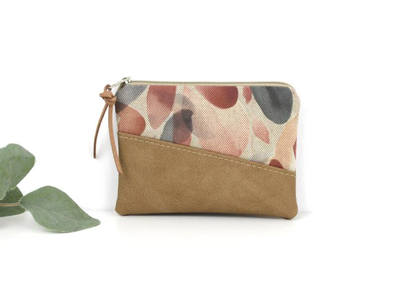 Mini-Geldbörse, Geldbeutel, Portemonnaie, Schlüsseletui, Etui/Vegan, Kunstleder von MiyasAccessoires