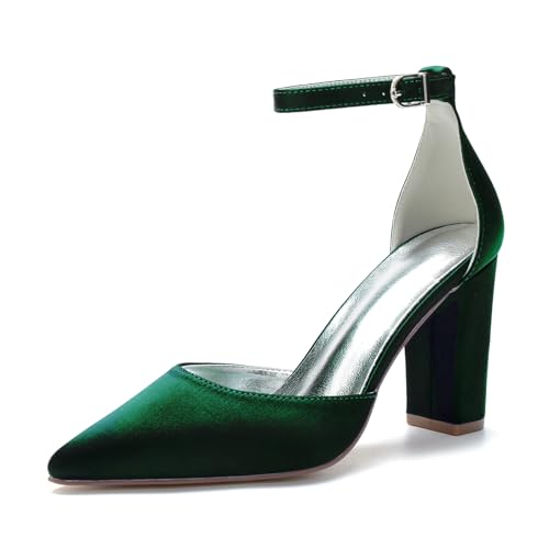Miyoopark Damen Abend Schuhe Braut Absatzs Fesselriemen Prom Pumps M637 Dunkelgrun EU 41 Miyoopark Damen Abend Schuhe Braut Absatzs Fesselriemen Prom Pumps M637 Dunkelgrun EU 41 von Miyoopark