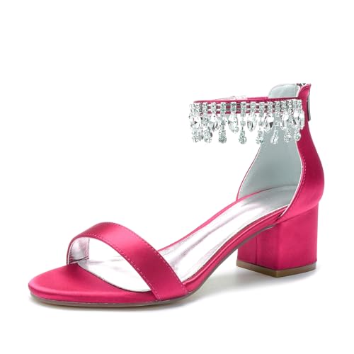 Miyoopark Damen Blockabsatz Hochzeits Schuhe Ankle Chains Prom Sandalen M652 Rose EU 35.5 Miyoopark Damen Blockabsatz Hochzeits Schuhe Ankle Chains Prom Sandalen M652 Rose EU 35.5 von Miyoopark