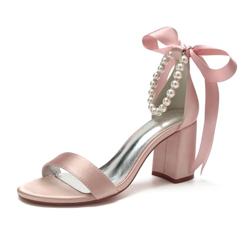 Miyoopark Damen Hochzeits Absatz Schuhe Bequem Abend Sandalen mit Schleif M664 Altrosa EU 39.5 Miyoopark Damen Hochzeits Absatz Schuhe Bequem Abend Sandalen mit Schleif M664 Altrosa EU 39.5 von Miyoopark