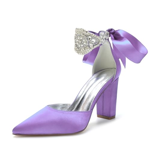 Miyoopark Damen Hochzeits Pumps Schuhe mit Schleif Abendschuhe M639 Hellviolett EU 37.5 Miyoopark Damen Hochzeits Pumps Schuhe mit Schleif Abendschuhe M639 Hellviolett EU 37.5 von Miyoopark